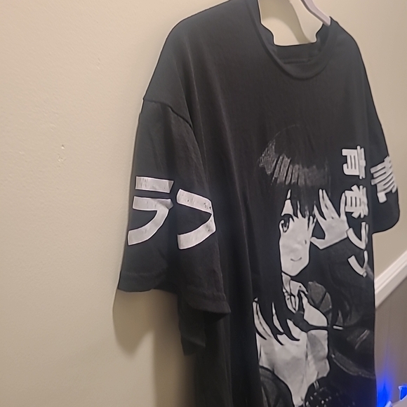 Fresh Laundry Mens 2xl Japanese Anime Graphic Tshirt Girl - Picture 4 of 9